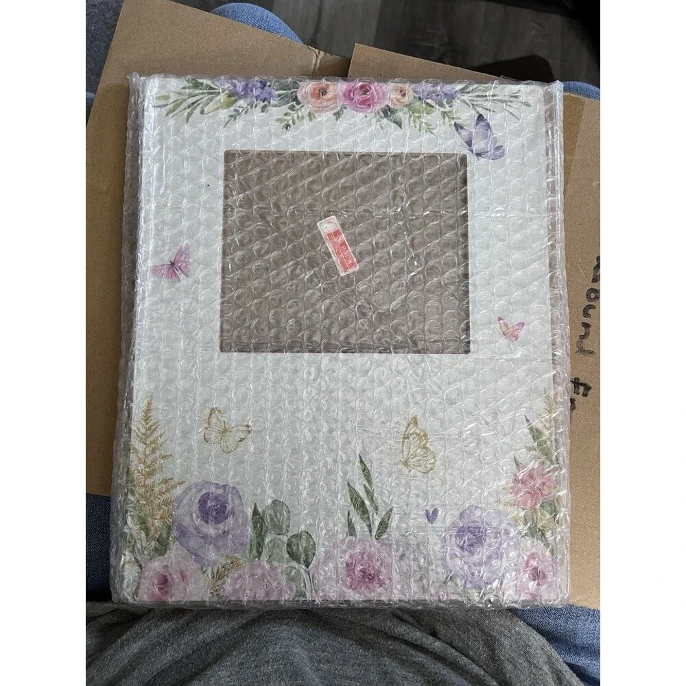 Floral Butterfly Ultrasound Picture Frame New In Box 4x6